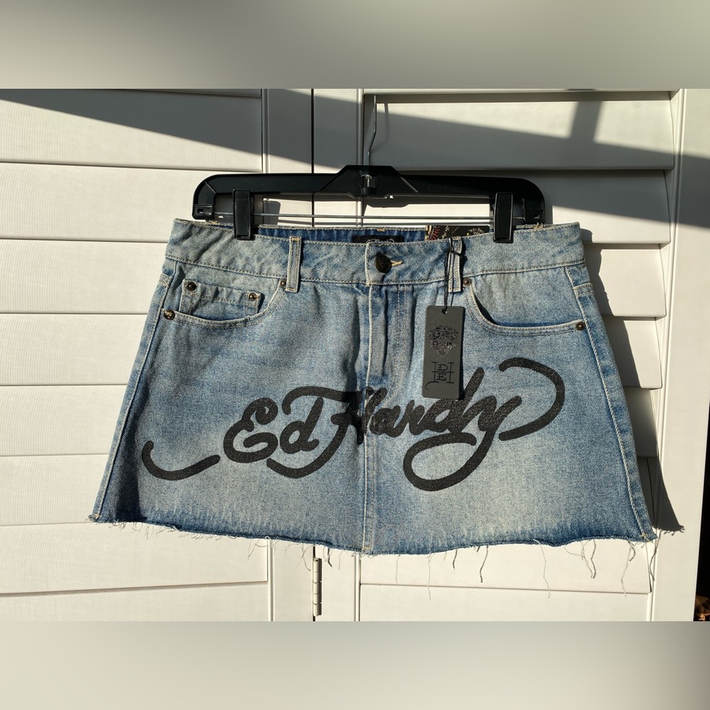 Ed Hardy Brave Eagle mini skirt 🦅
